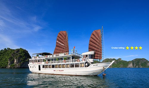 Emerald Cruise - 4-star cruise for Ha Noi - Lan Ha bay - Cat Ba island tour
